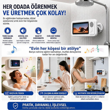 BreezyLuna | Su Geçirmez Akıllı Telefon Tutucu ve Hoparlör