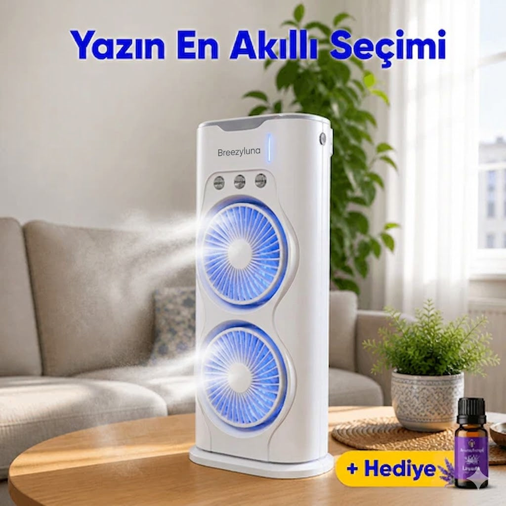 Breezyluna | Çift Fanlı Hava Soğutucu