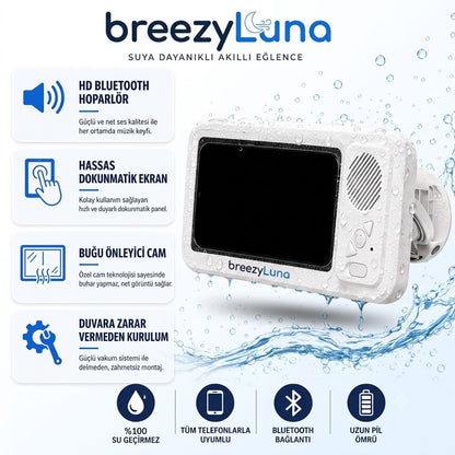 BreezyLuna | Su Geçirmez Akıllı Telefon Tutucu ve Hoparlör
